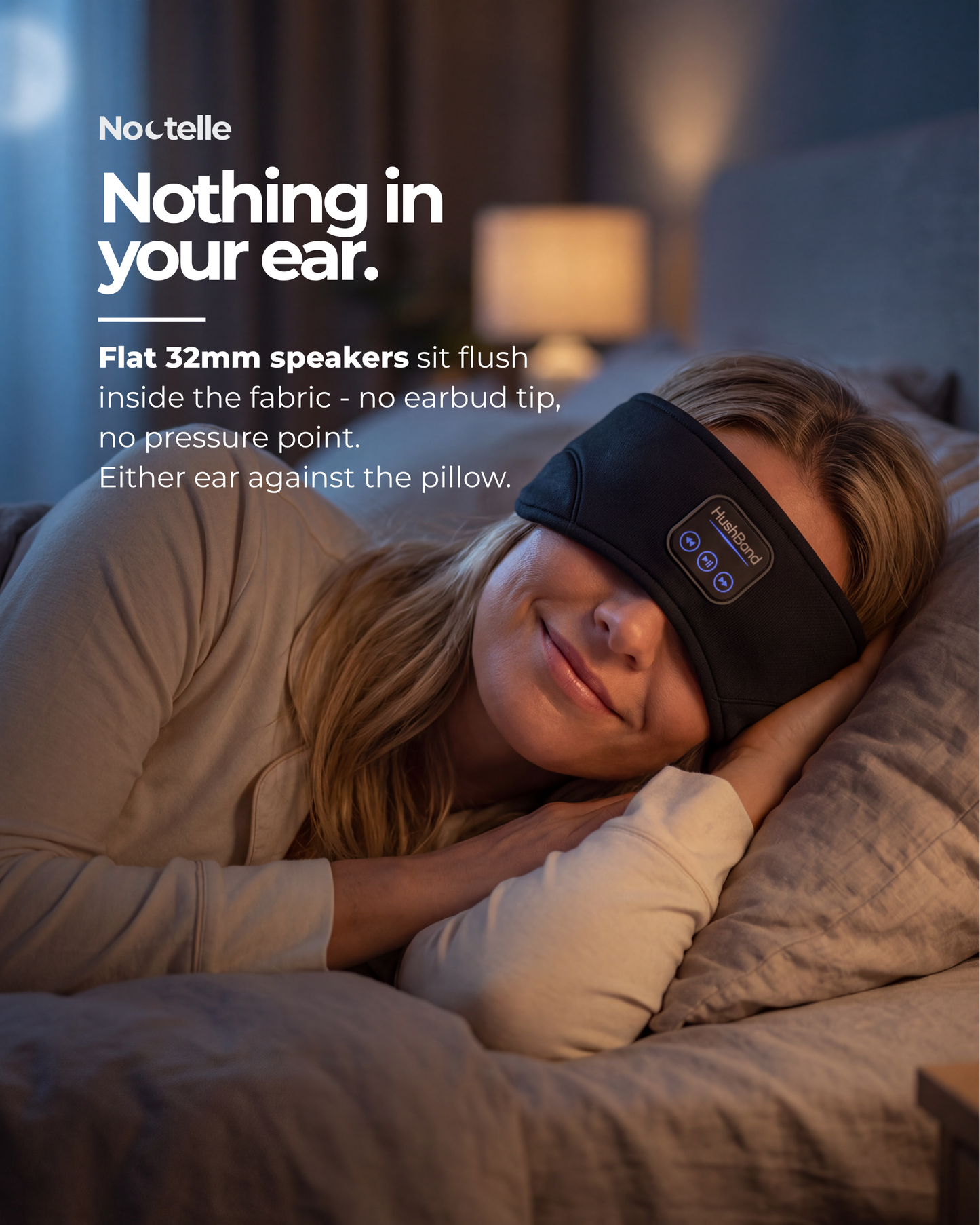 HushBand - Tinnitus and Side Sleeper Support