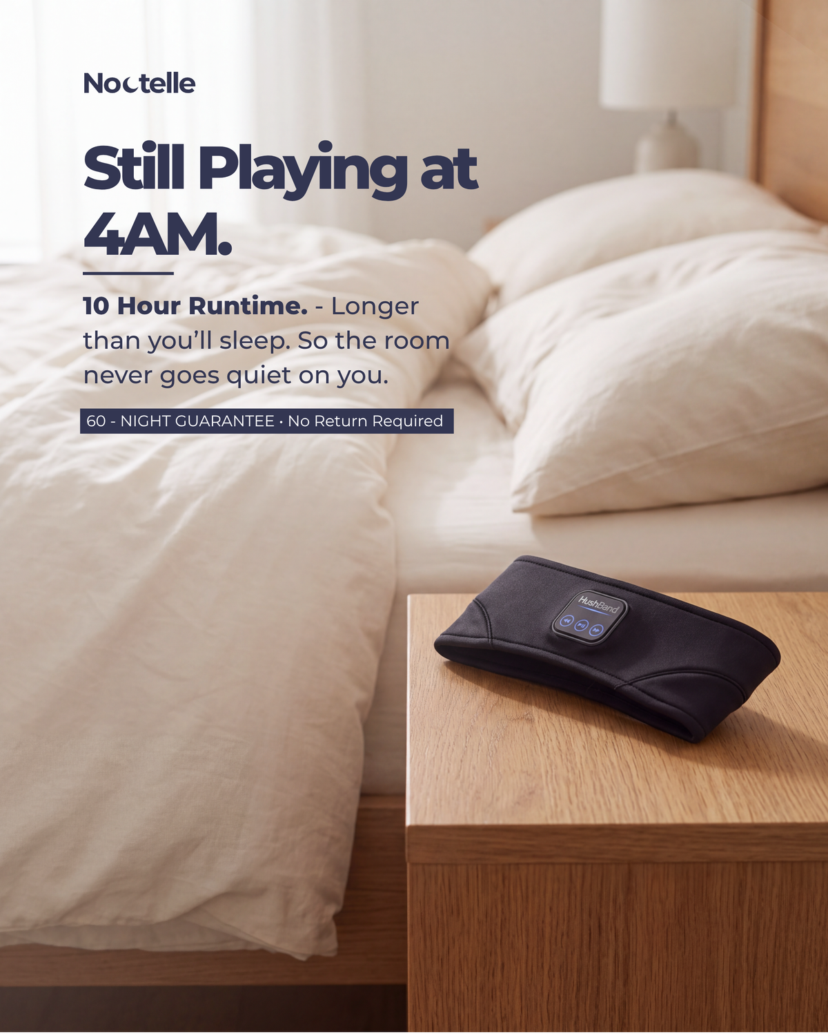 HushBand - Tinnitus and Side Sleeper Support