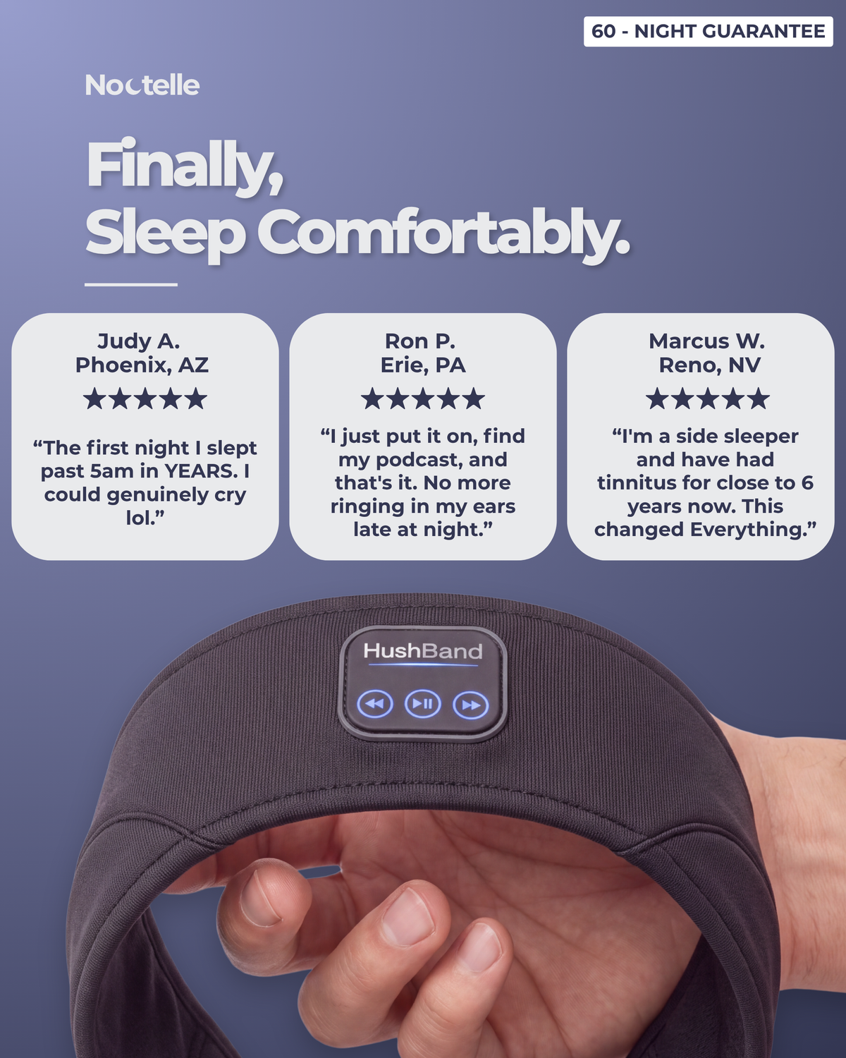 HushBand - Fall Asleep to Your Audio, Without Keeping Anyone Awake