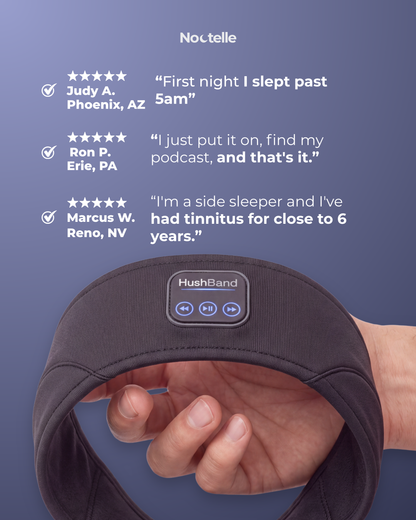 HushBand - Tinnitus and Side Sleeper Support